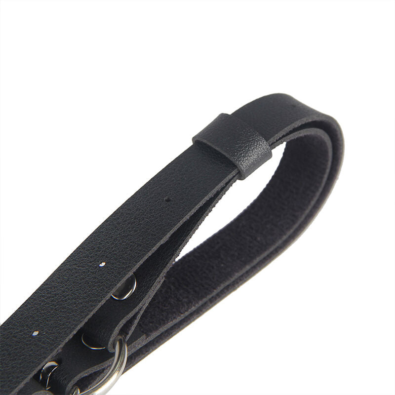 SUBBLIME - BLACK LEATHER WAIST HARNESS ONE SIZE