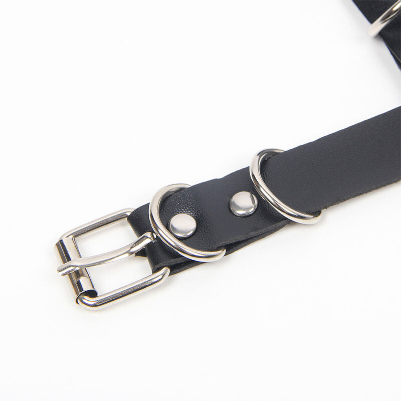 SUBBLIME - HARNESS BRA WITH CHAIN DETAIL ONE SIZE