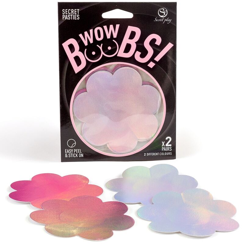 SECRET PLAY - WOW BOOBS! FLOWERS NIPPLE COVERS