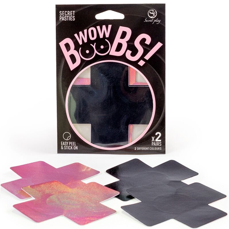 SECRET PLAY - WOW BOOBS! X METAL NIPPLE COVERS