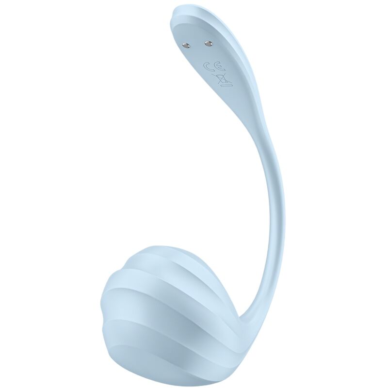 SATISFYER - FREE APP SMOOTH PETAL SKY BLUE G-SPOT STIMULATOR