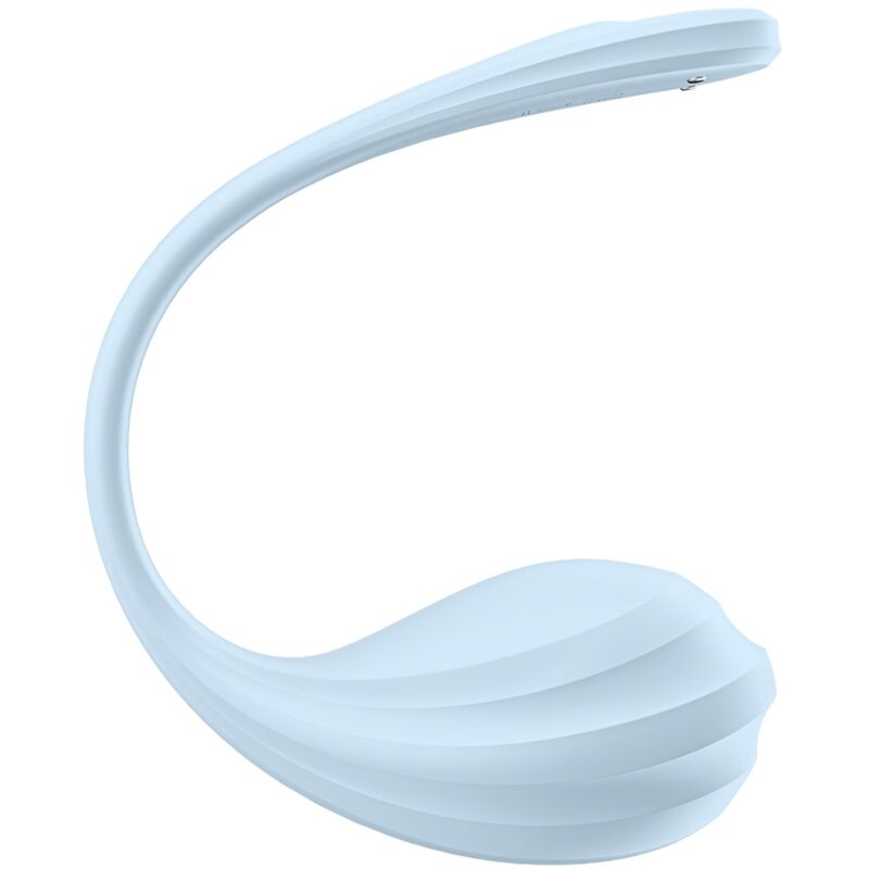 SATISFYER - FREE APP SMOOTH PETAL SKY BLUE G-SPOT STIMULATOR
