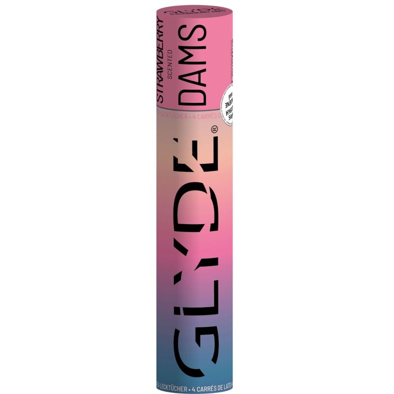 SHEER GLYDE - DENTAL DAM LATEX ORAL SEX STRAWBERRY