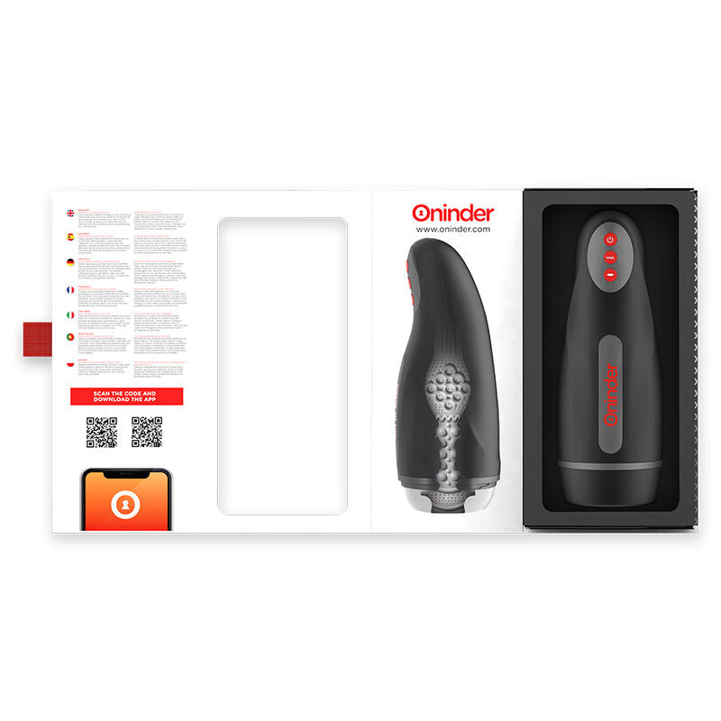 ONINDER - RECHARGEABLE MALE MASTURBATOR SEOUL 10 SPEEDS - FREE APP