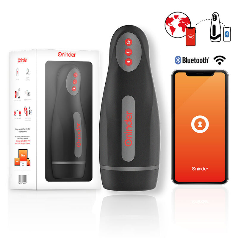 ONINDER - RECHARGEABLE MALE MASTURBATOR SEOUL 10 SPEEDS - FREE APP