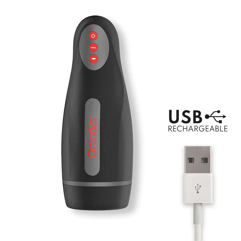 ONINDER - RECHARGEABLE MALE MASTURBATOR SEOUL 10 SPEEDS - FREE APP