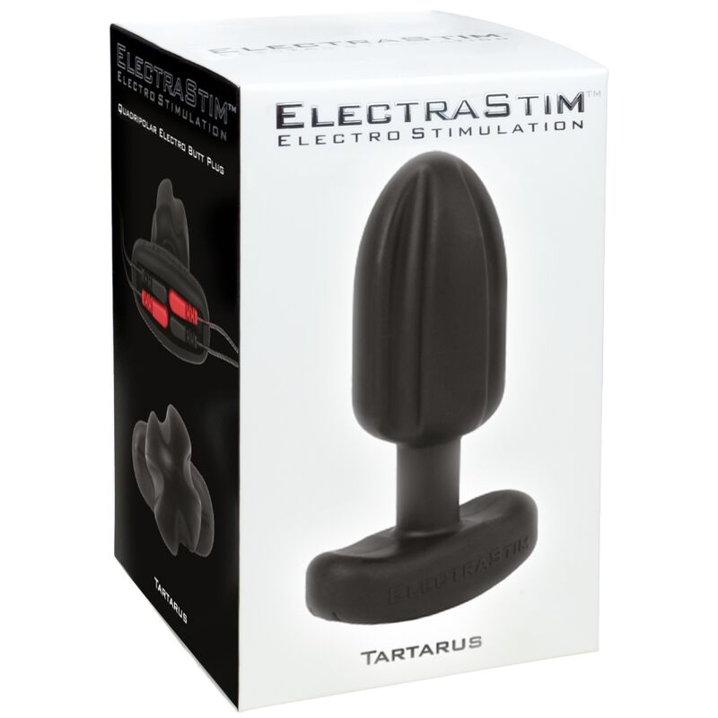 ELECTRASTIM - TARTARE QUADRIPOLAR SILICONE BLACK ANAL PLUG