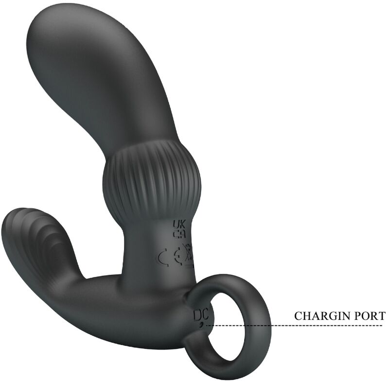 PRETTY LOVE - CAYLA ANAL MASSAGER VIBRATOR BLACK