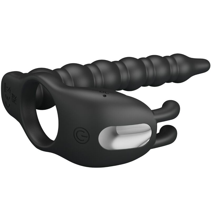 PRETTY LOVE - BLACKNEY PENIS RINGS WITH VIBRATING PLUG