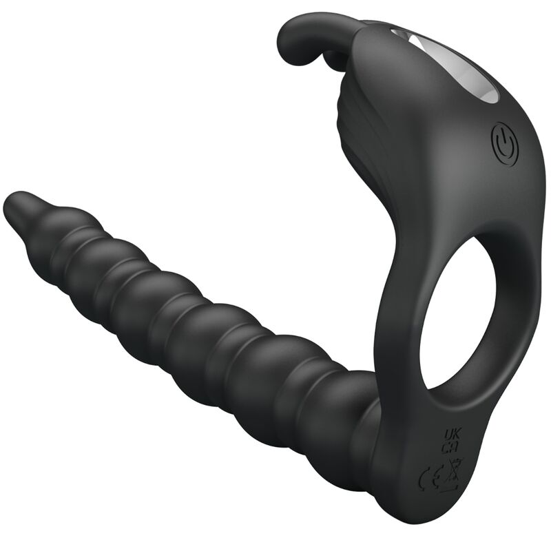 PRETTY LOVE - BLACKNEY PENIS RINGS WITH VIBRATING PLUG