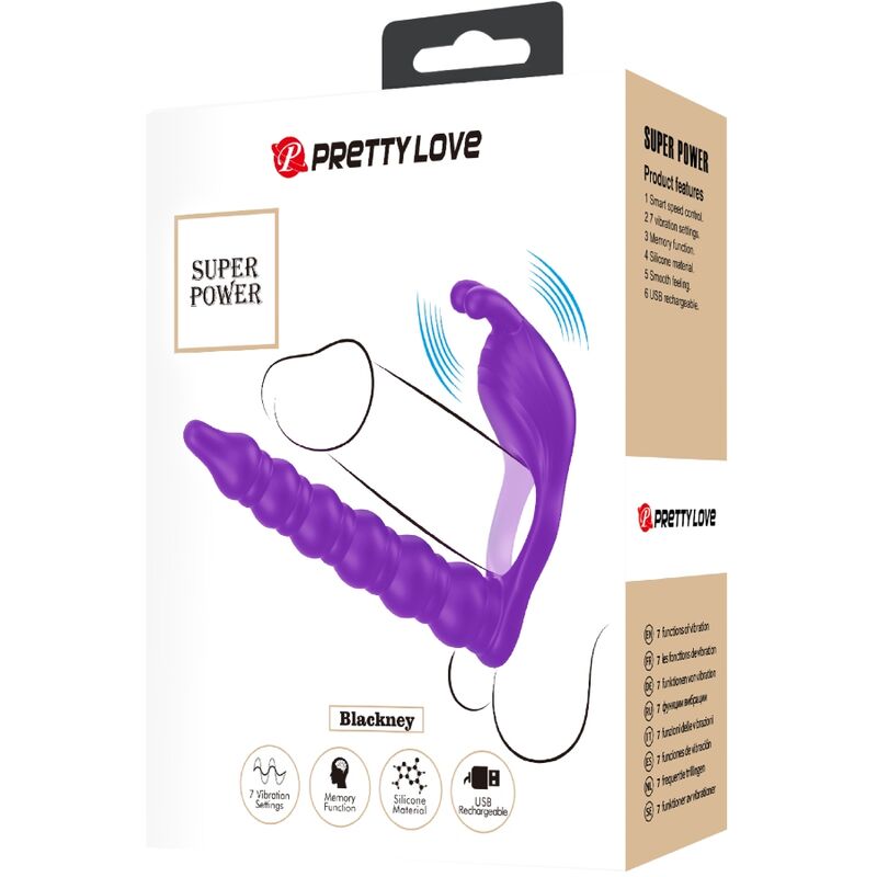 PRETTY LOVE - BLACKNEY PENIS RINGS WITH VIBRATING PLUG