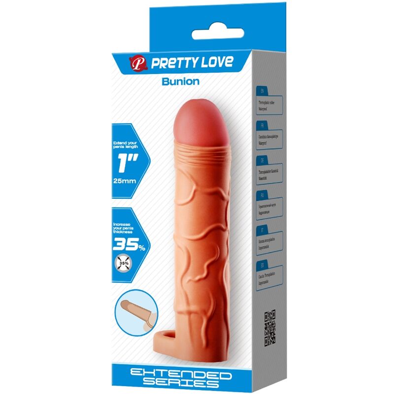 PRETTY LOVE - BUNION EXTENDING STIMULATING PENIS SLEEVE