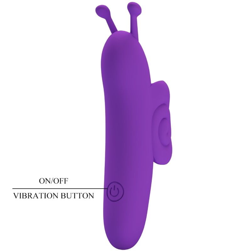 PRETTY LOVE - SNAIL POWERFUL FINGER VIBRATOR PURPLE