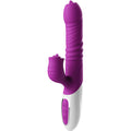 HARMONY - DOUBLE-TONGUE VIBRATOR WITH HEATING EFFECT, PURPLE