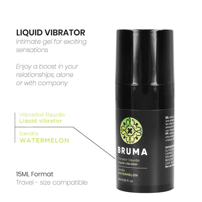 BRUMA - ULTRA GLIDING LIQUID VIBRATOR Watermelon 15 ML