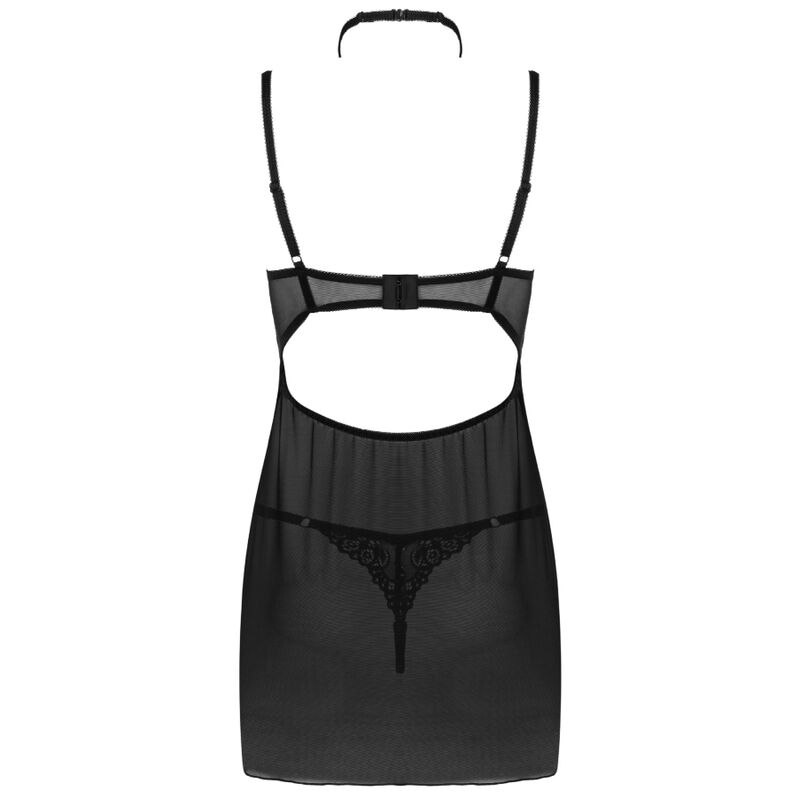 LIVCO CORSETTI FASHION - BINELLA BABYDOLL + BLACK THONG SET