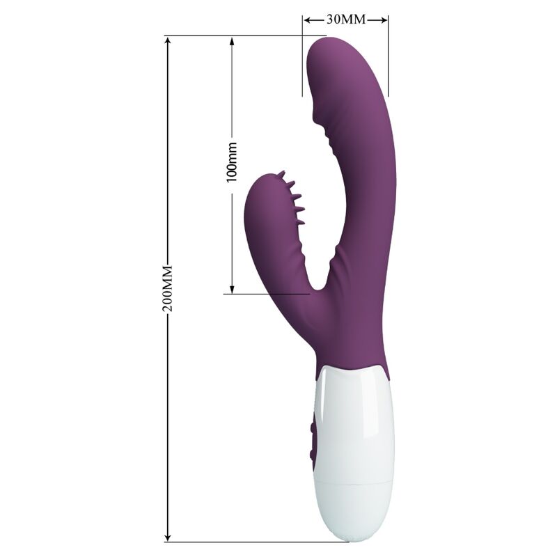 PRETTY LOVE - ANDREW VIBRATOR RABBIT & PURPLE G-SPOT STIMULATOR