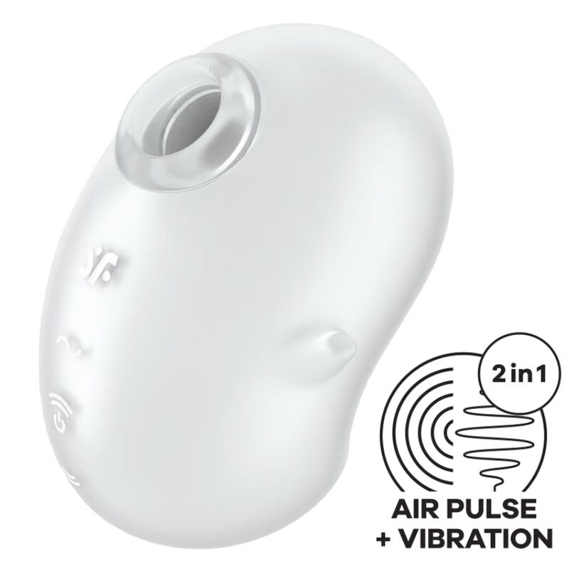 SATISFYER - CUTIE GHOST VIBRATOR STAND WHITE
