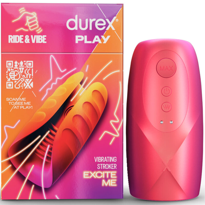 DUREX - VIBRATING MASTURBATOR TOY RIDE & VIBE