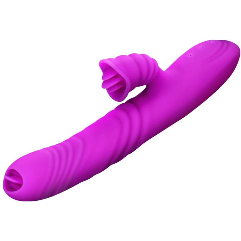 ARMONY - MULTIFUNCTION VIBRATOR ANGELIA DOUBLE TONGUE HEATING EFFECT PURPLE