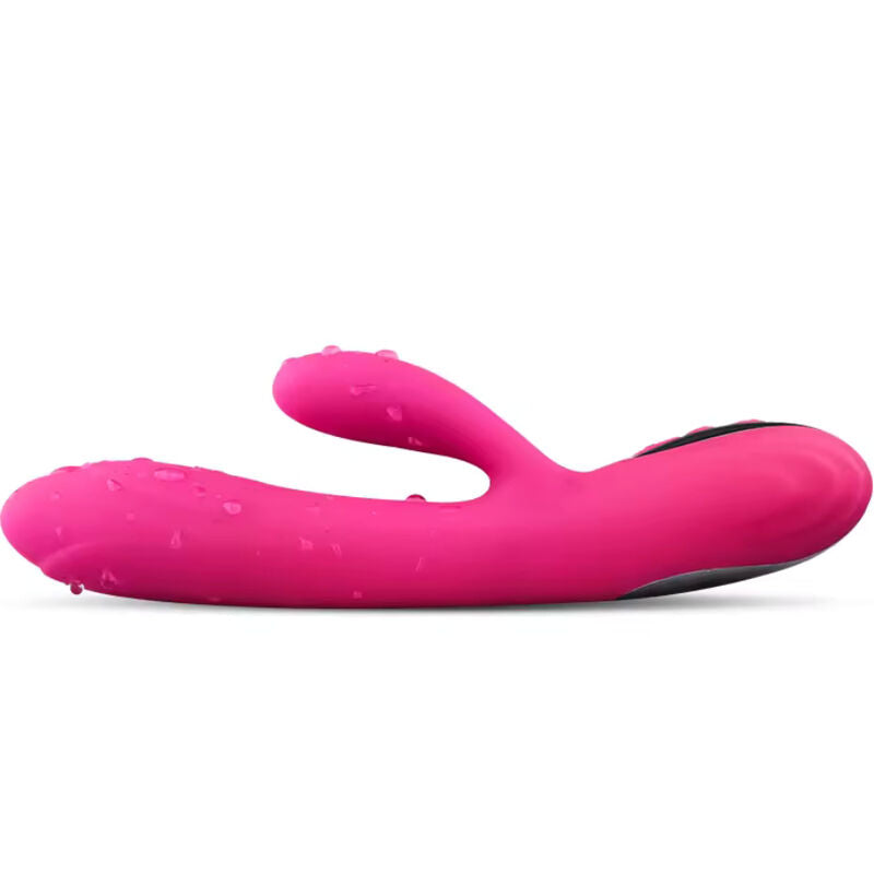 HARMONY - FLEXIBLE VIBRATOR & STIMULATOR HEAT EFFECT FUCHSIA