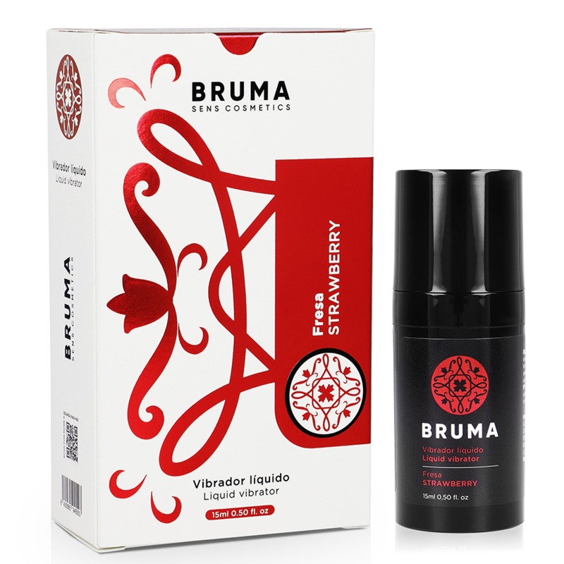 BRUMA - ULTRA-SLIPPERY LIQUID VIBRATOR STRAWBERRY 15 ML