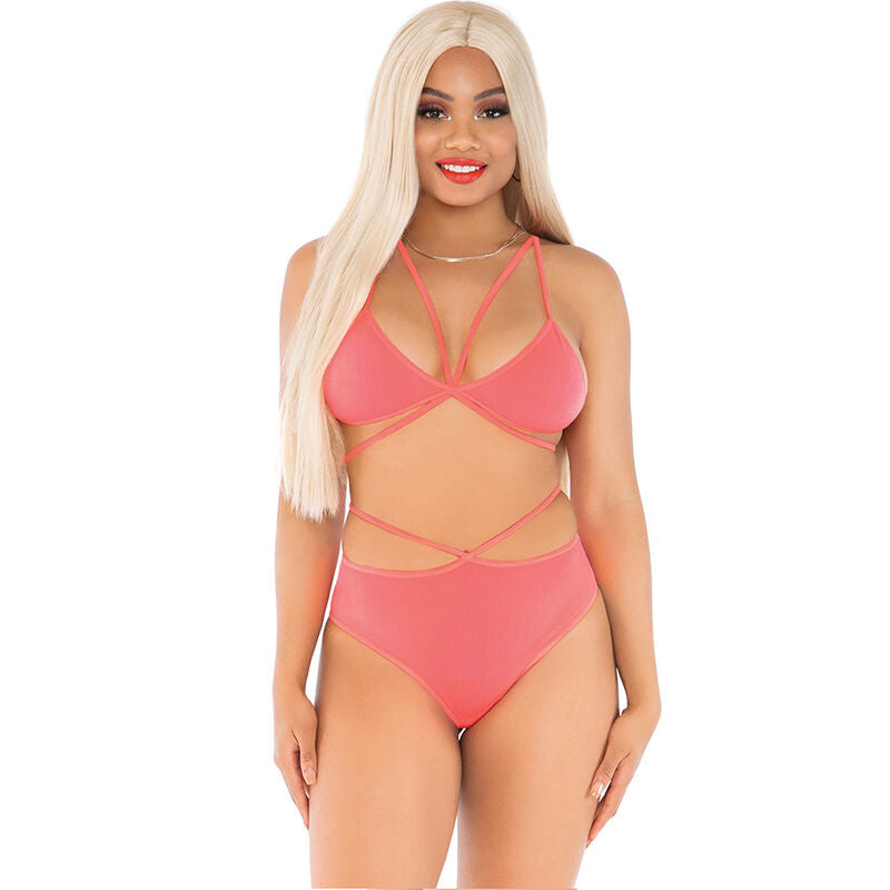 LEG AVENUE - CORAL STRAP TOP & PANTY