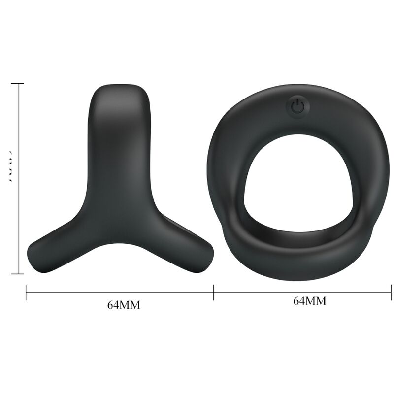 PRETTY LOVE - ELLIOTT AANNEAU VIBRATOR BLACK