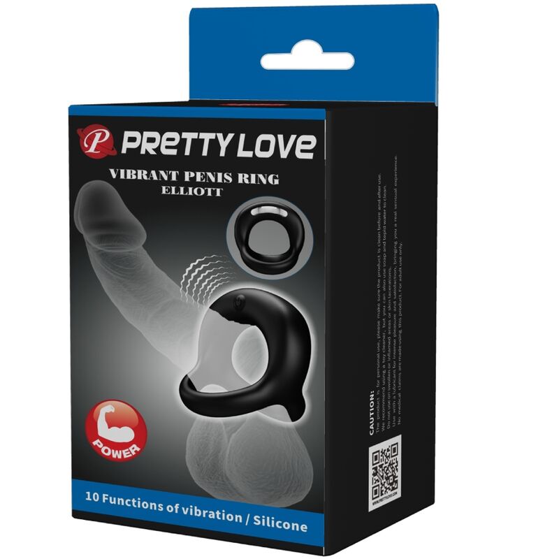 PRETTY LOVE - ELLIOTT AANNEAU VIBRATOR BLACK
