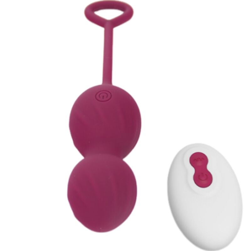 ARMONY - BLOSSOMS VAGINAL DUMBBELL REMOTE CONTROL VIBRATOR 10 VIBRATION MODES DARK RED