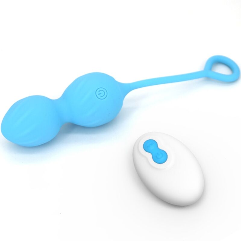 ARMONY - BLOSSOMS REMOTE CONTROL VIBRATING KEGEL WEIGHT 10 VIBRATION MODES BLUE