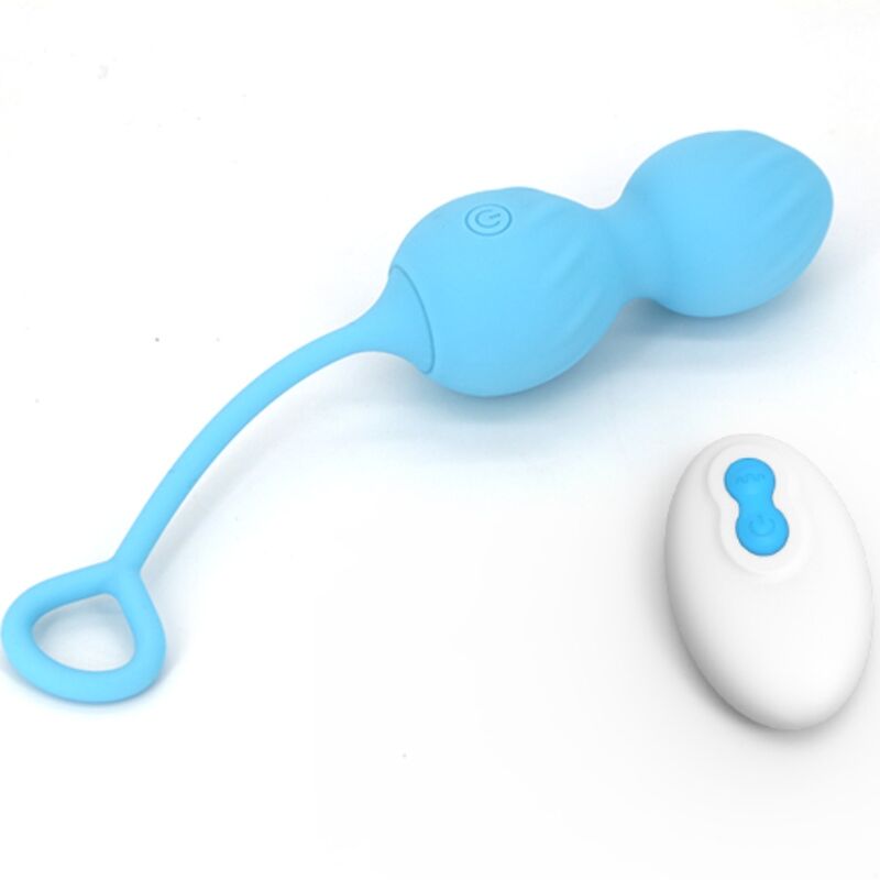 ARMONY - BLOSSOMS REMOTE CONTROL VIBRATING KEGEL WEIGHT 10 VIBRATION MODES BLUE