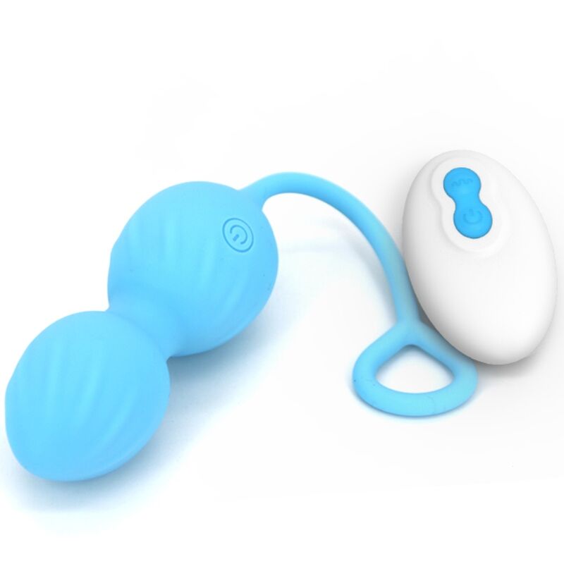 ARMONY - BLOSSOMS REMOTE CONTROL VIBRATING KEGEL WEIGHT 10 VIBRATION MODES BLUE