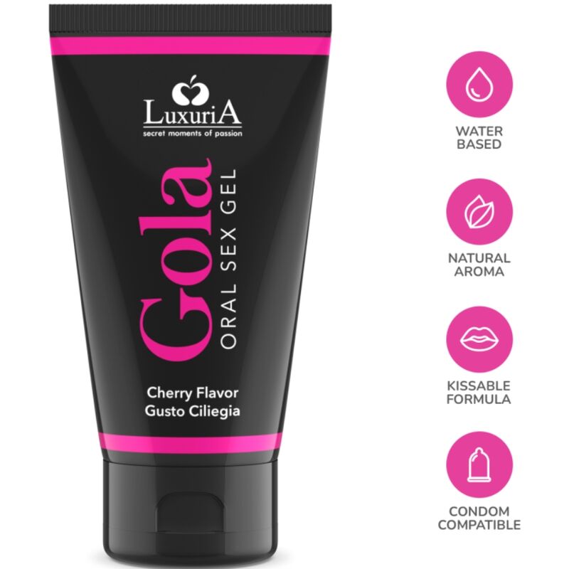 INTIMATELINE LUXURIA - ORAL SEX GEL CHERRY FLAVOUR 50 ML
