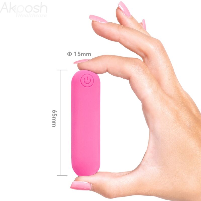 ARMONY - SPLASH JOLINE REMOTE CONTROL SILICONE BULLET VIBRATOR 10 VIBRATIONS 65 X 15 CM PINK