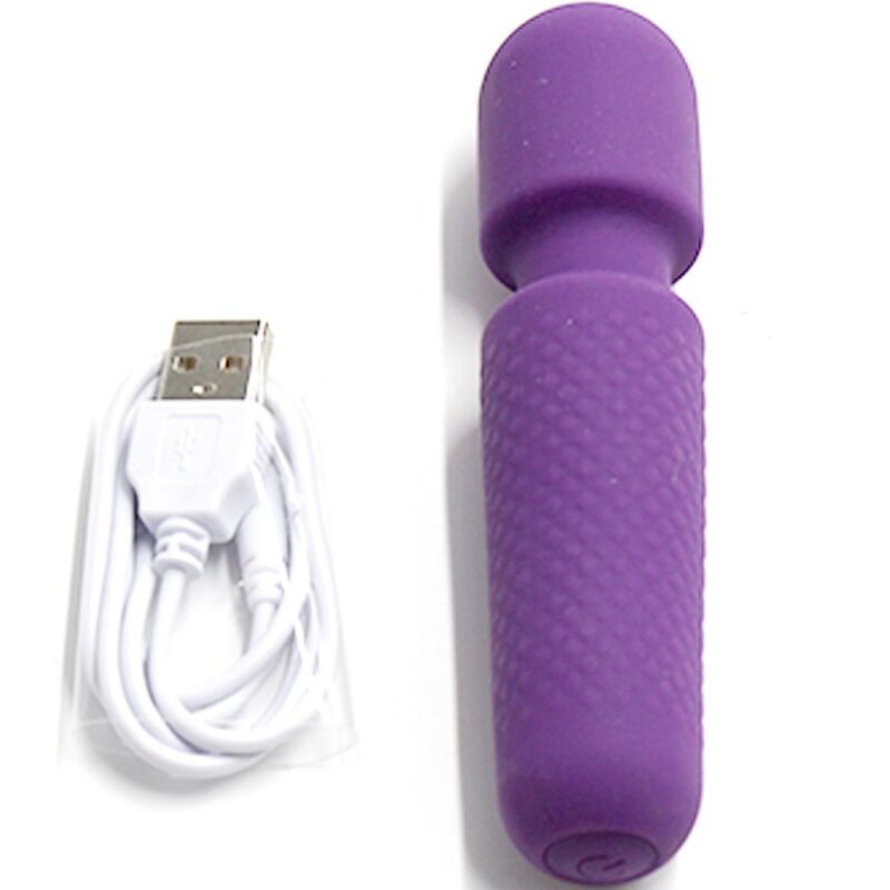 ARMONY - YOUR MAGIC MASSAGER & RECHARGEABLE VIBRATOR 10 VIBRATION WAND DOTS PURPLE