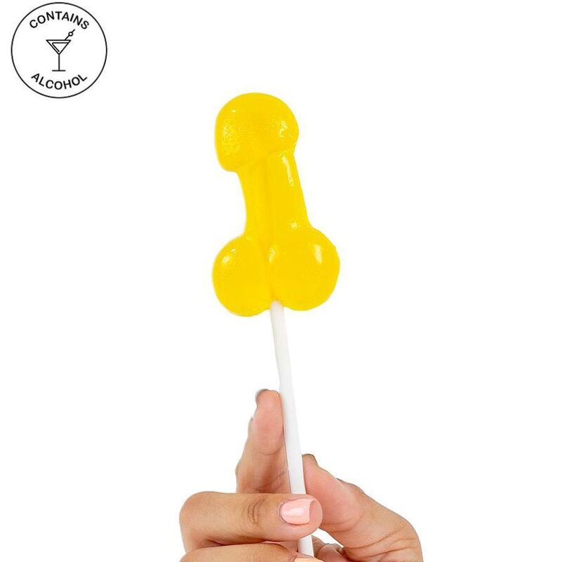 SECRETPLAY - COCK LOLLIPOP WITH PINEAPPLE COLADA ALCOHOL