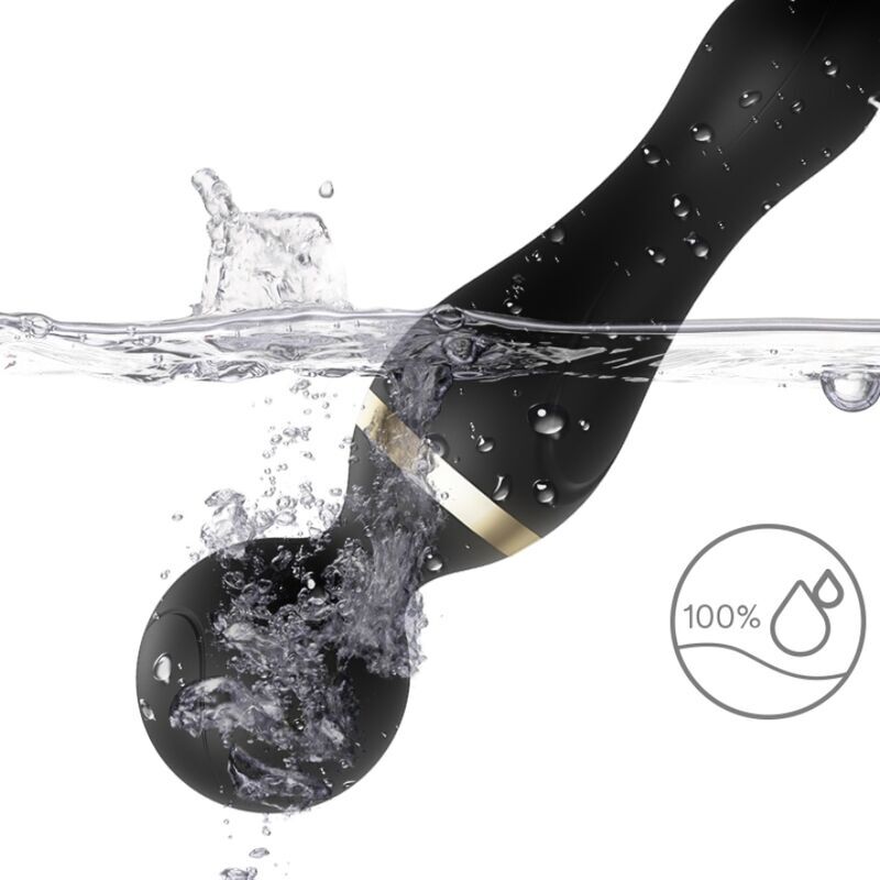 HARMONY - FREEZA MASSAGER & VIBRATOR SUPER FLEXIBLE HEAD BLACK