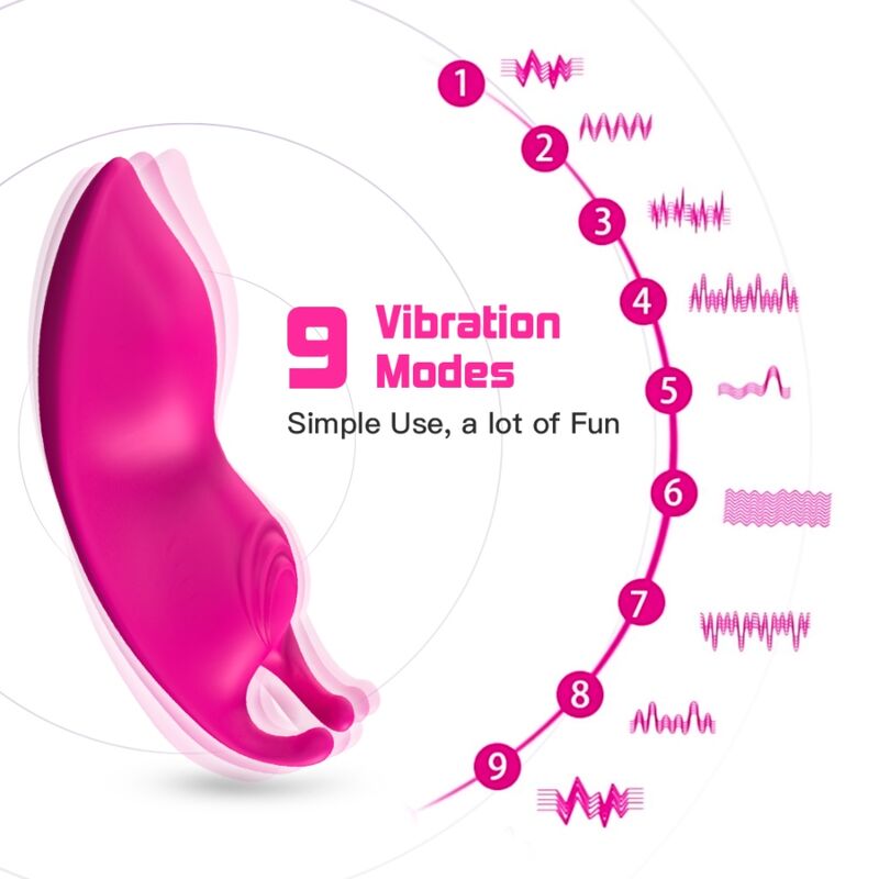 ARMONY - HONEYBEE WEARABLE G-SPOT VIBRATOR PANTIES FUCHSIA REMOTE CONTROL