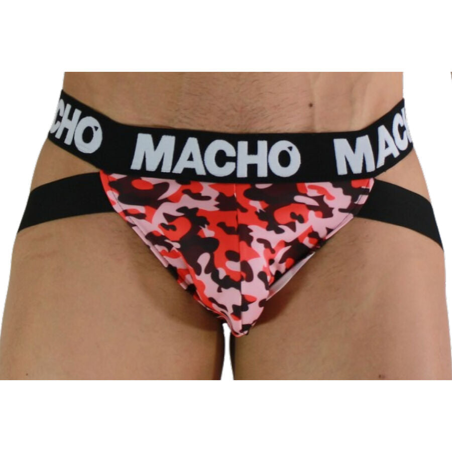 MACHO - MX28MR MILITARY RED JOCKSTRAP XL