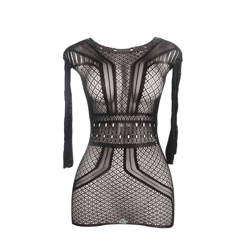 SUBBLIME - 951931 SHORT MESH DRESS WITH OPEN BACK ONE SIZE