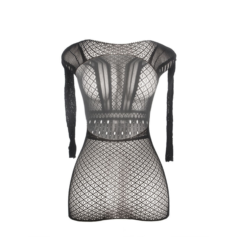 SUBBLIME - 951931 SHORT MESH DRESS WITH OPEN BACK ONE SIZE