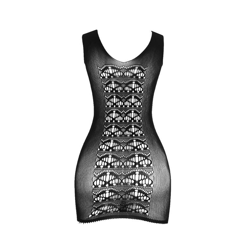 SUBBLIME - 952167 BLACK STRETCH MESH SHORT DRESS ONE SIZE