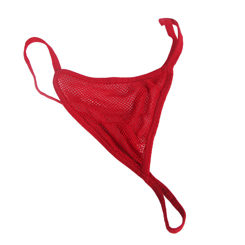 SUBBLIME - 952181 FISHNET BODYSUIT WITH GLOVES AND RHINESTONES RED ONE SIZE