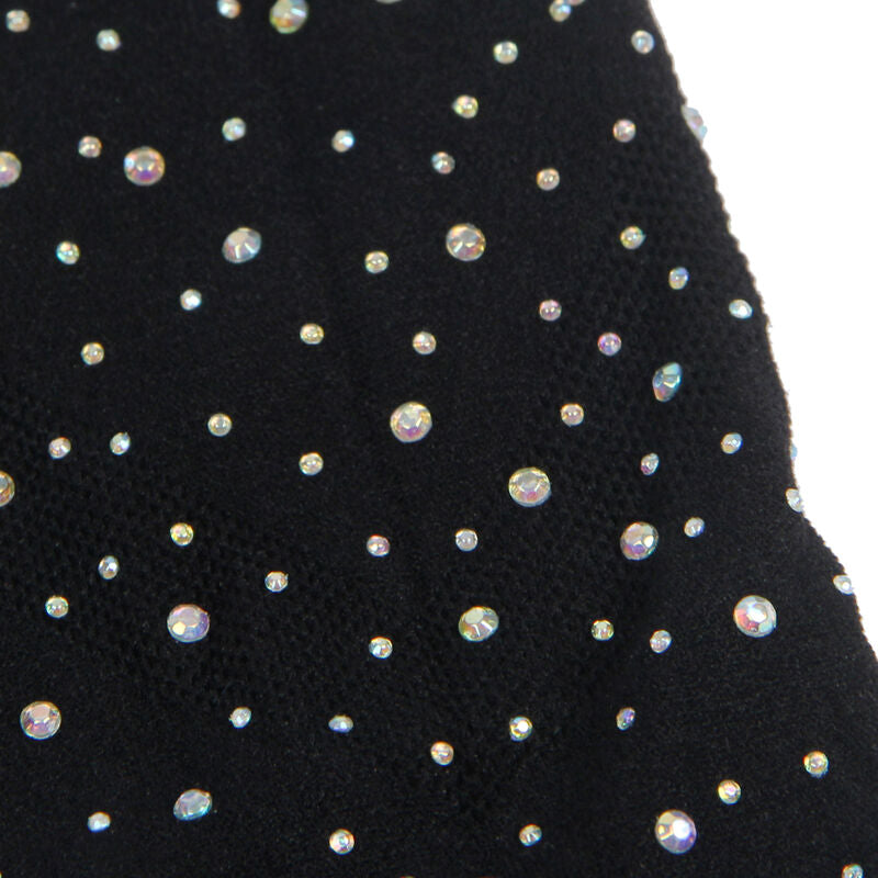 SUBBLIME - 952198 SHINY DIAMOND FISHNET DRESS BLACK ONE SIZE