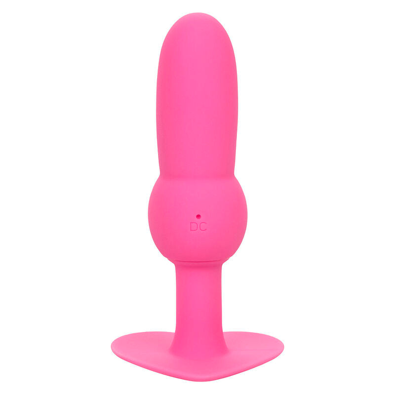 CALEXOTICS - FIRST TIME ANAL BEADED PROBE VIBRATING PLUG 10 FUNCTIONS PINK