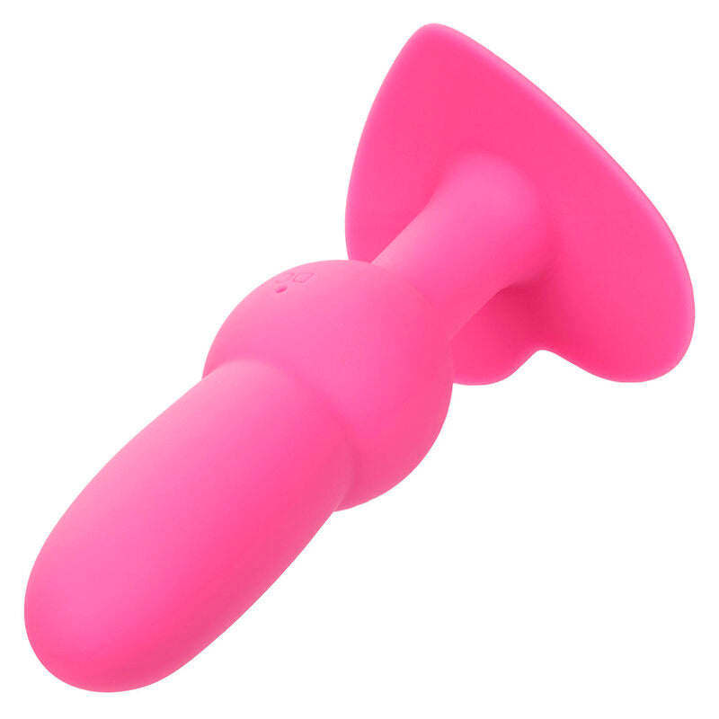 CALEXOTICS - FIRST TIME ANAL BEADED PROBE VIBRATING PLUG 10 FUNCTIONS PINK