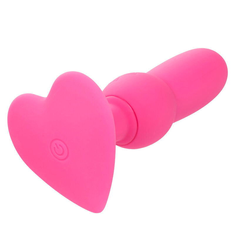 CALEXOTICS - FIRST TIME ANAL BEADED PROBE VIBRATING PLUG 10 FUNCTIONS PINK