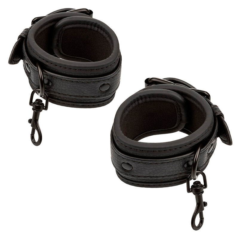 CALEXOTICS - NOCTURNAL BLACK LEATHER ADJUSTABLE BED RESTRAINT
