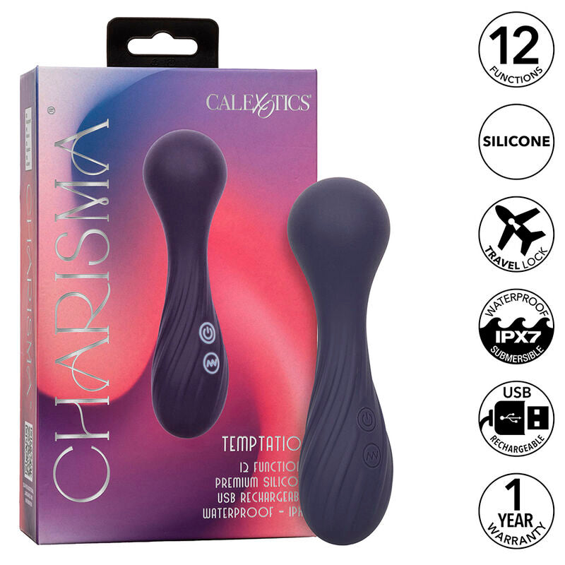 CALEXOTICS - CHARISMA TEMPTATION 12 FUNCTION VIOLET MASSAGER